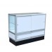 FixtureDisplays® Aluminum showcase 2/3 vision 48 inch frame shelf retail store display AL24